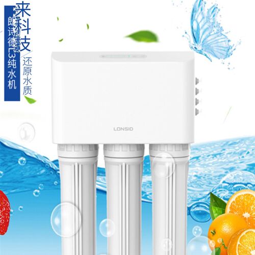 朗诗德净水器家用直饮机净化纯水机Ro反渗透净水机带管线机出热水