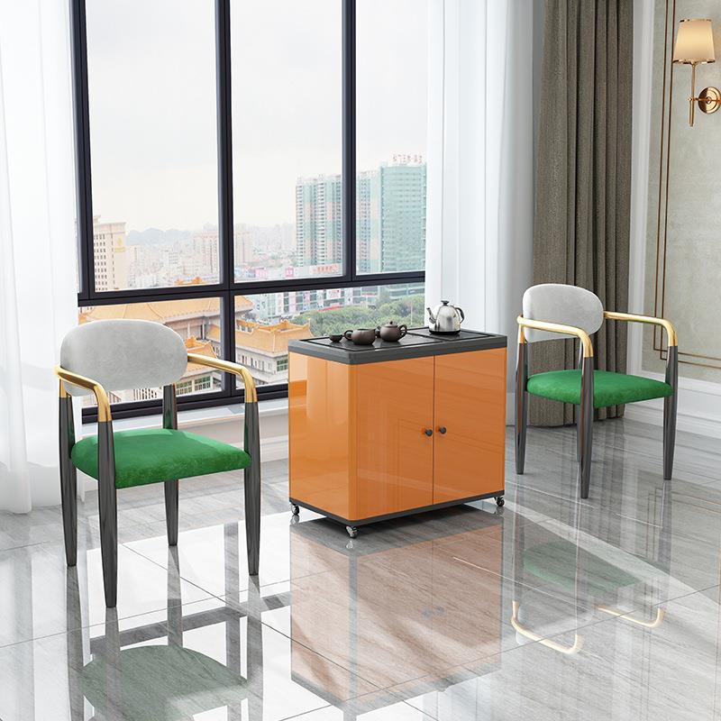 可移动阳台茶桌现代简约功夫小户型茶车智能上水飘窗火烧石泡茶台