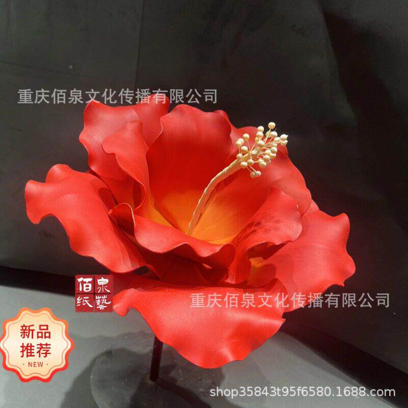 真朱花瀑仿布EVA纸艺BQ-010花美瑾陈装饰外户网红打卡假花场景布
