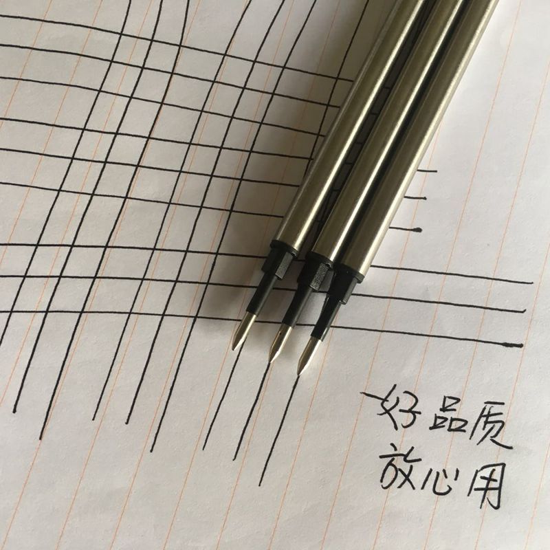 金属宝珠笔芯通用笔芯 走珠笔笔芯金属替芯 签字笔笔芯10支