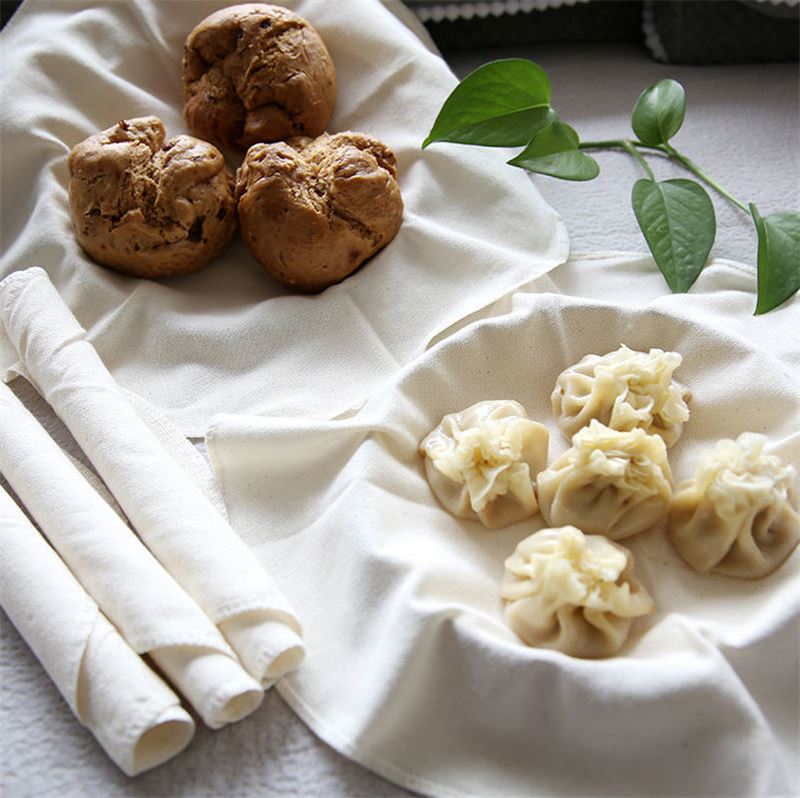 家用纯棉不粘蒸笼布蒸笼纸蒸布笼布圆形蒸馍纱布馒头垫布包子屉布