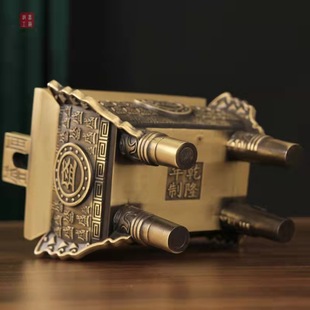 纯铜鼎摆件龙鼎鼎盛千秋公司酒店宾馆开业庆典乔迁礼品办公室摆件