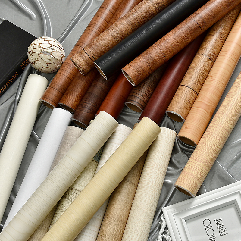 旧家具翻新桌面贴纸防水自粘木纹宿舍桌子改色贴膜书桌餐桌保护膜