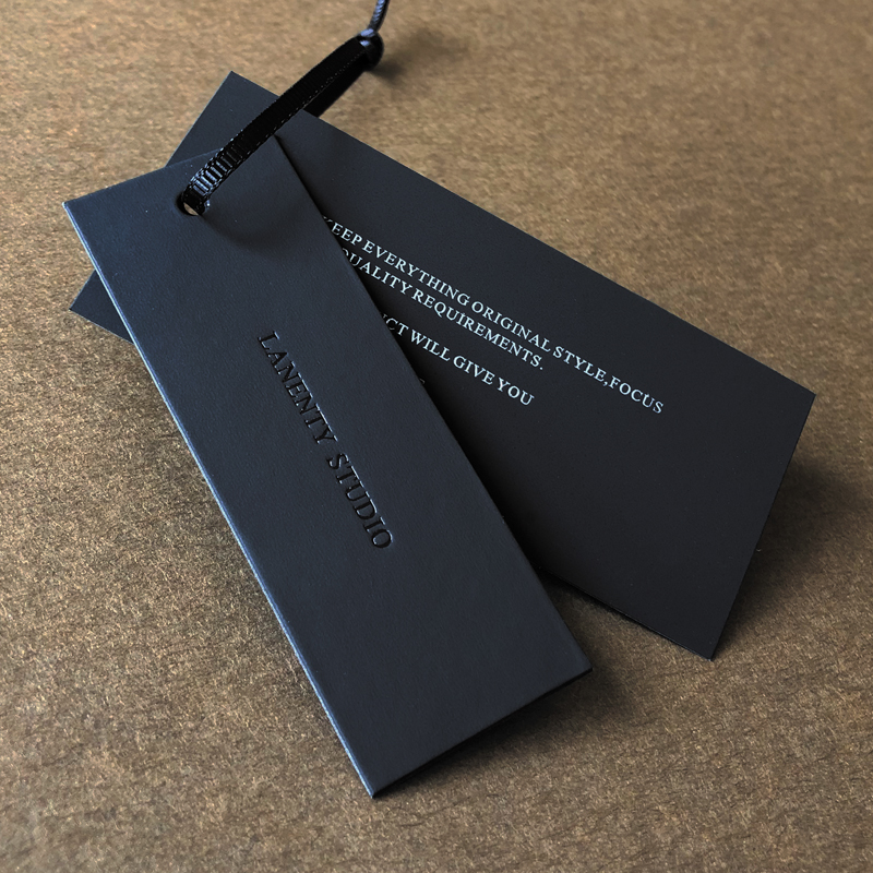 吊牌定做 女装男装挂牌卡片订做 服装店衣服标签定制 商标领标织