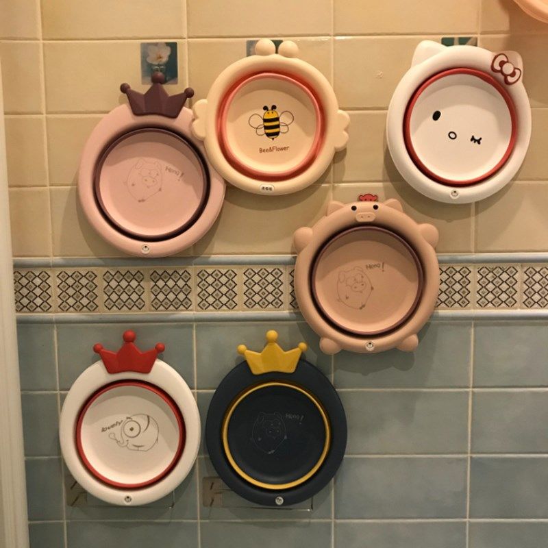 可爱少女心可折叠脸盆学生宿舍家用洗内衣内裤小号便携塑料压缩盆,家庭/个人清洁工具,脸盆,淘宝优惠券,粉丝福利购,淘宝优惠卷