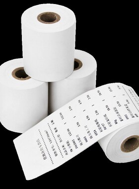 热敏打印纸收银纸57x50x50mm热敏纸57x40收银机卷纸小票纸支持