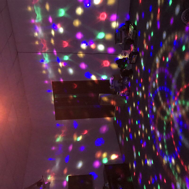 舞台灯光KTV闪光灯水晶魔球激光灯婚庆镭射灯酒吧舞厅旋转七彩灯