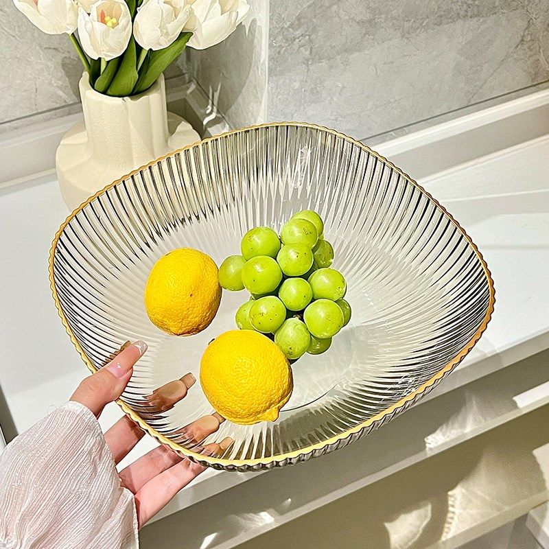 轻奢水果盘家用客厅茶几糖果盘摆件高档零食摆放盘高颜值商用果篮,家居饰品,果盘/果篓,淘宝优惠券,粉丝福利购,淘宝优惠卷