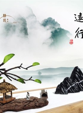 采购产品中国微景观盆景饰品,干景观装饰饰品,家庭入口自习室,景