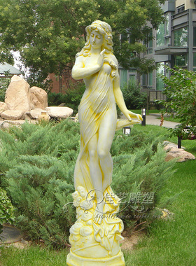 大型欧式玻璃钢人物雕塑艺术装饰品客厅户外酒吧落地摆设月亮女神