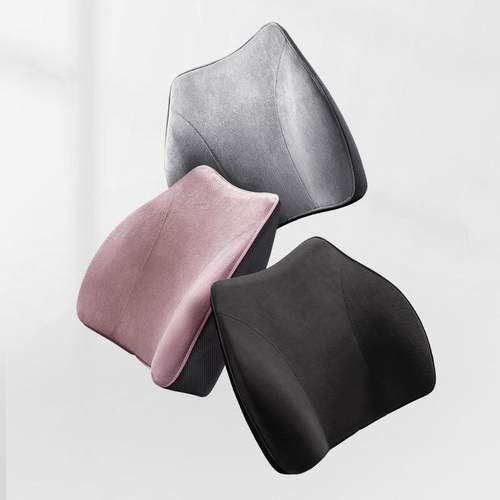 汽车腰托护腰座椅腰车用记GYG忆棉靠头枕一套开靠车腰部支撑车载