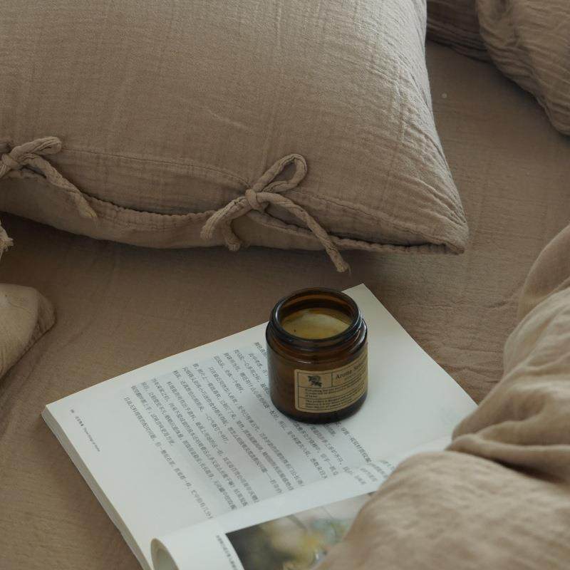 母婴级FMSA双床纱布棉纱纯棉四件套0美拉德10全棉裸睡层床单被套