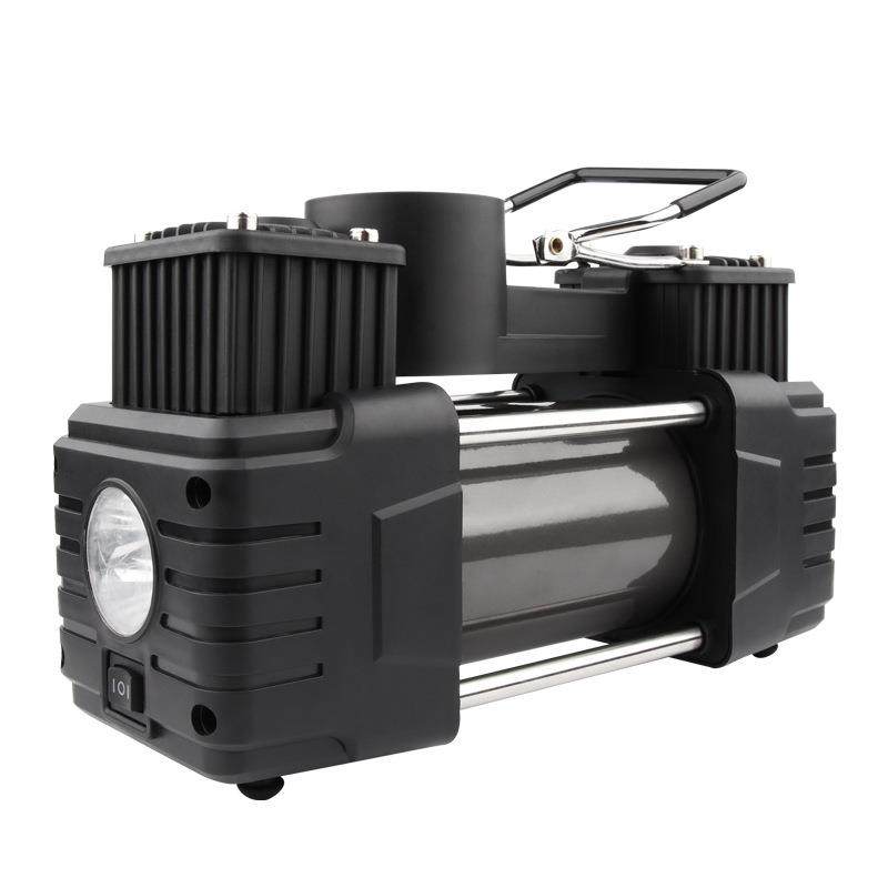 12V22V家0车两用泵充气多功双缸电动高压便携式打气泵能轿车DRC球