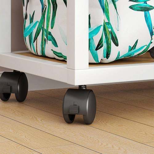 文件收纳无品牌/架桌边置物架办公室桌书桌旁可移动车书架办公工