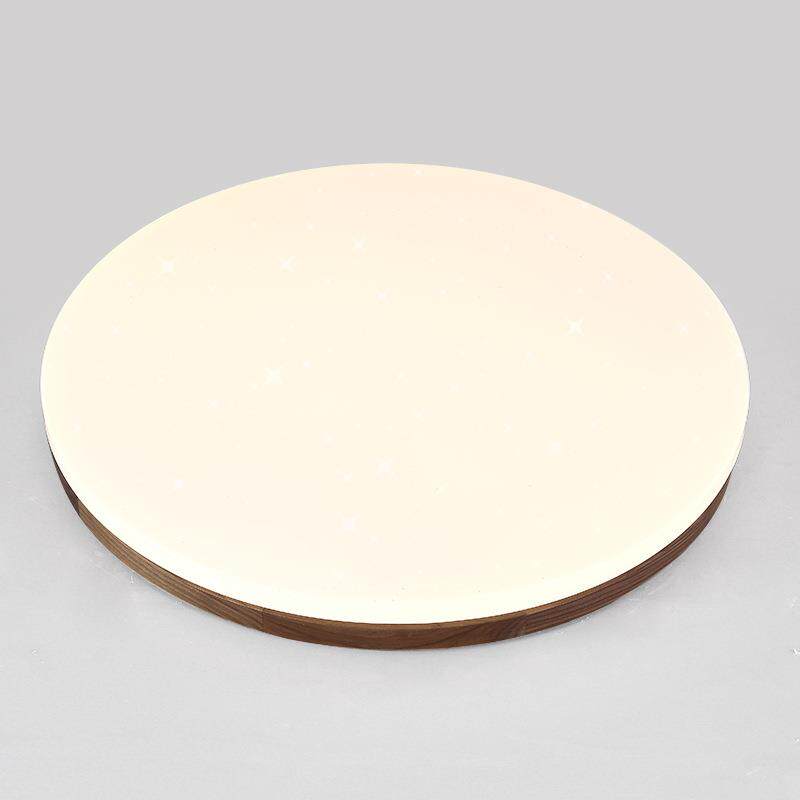 全光谱长方形客厅吸顶灯黑胡木新中式EAK实高端极木简室房间桃灯