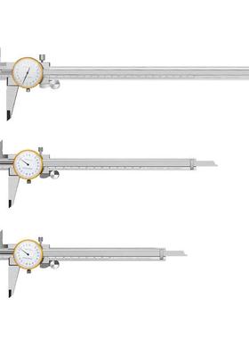 带表卡业尺0-RAM30mm0高精度0钢-150-200不锈工级油代表游标卡尺