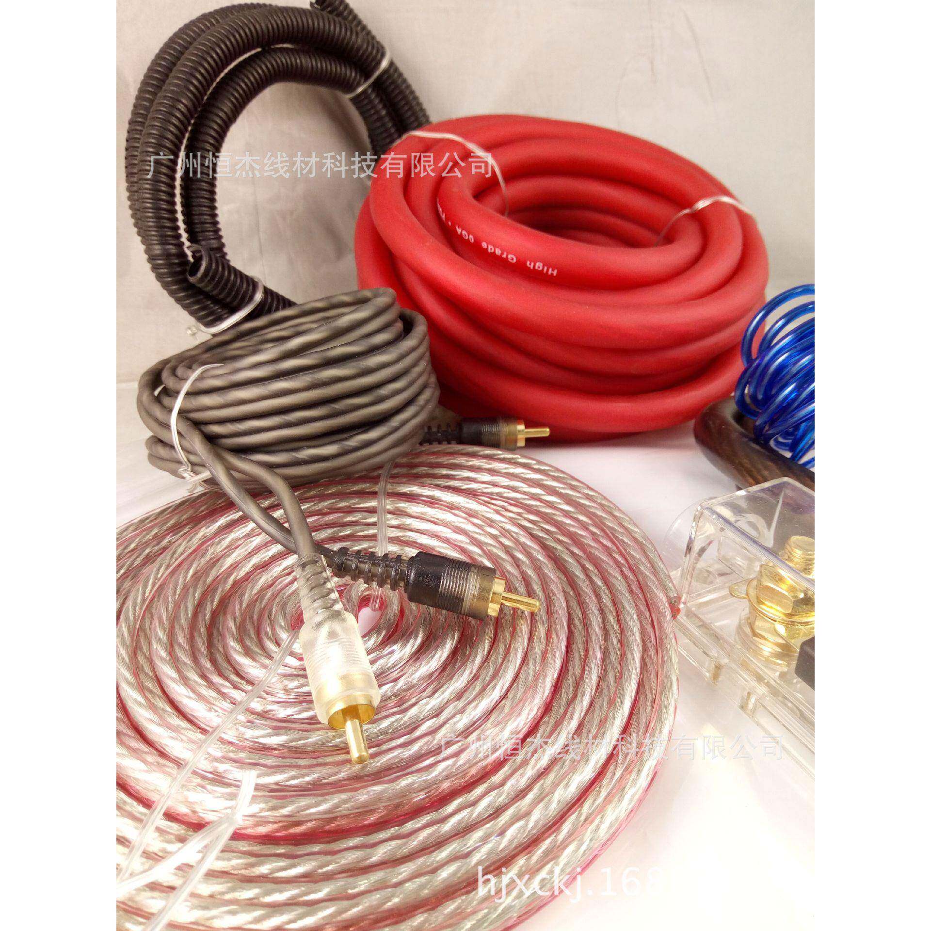 0GA汽车功放低音炮套线套装线材功放音响套线改装音频线电源线