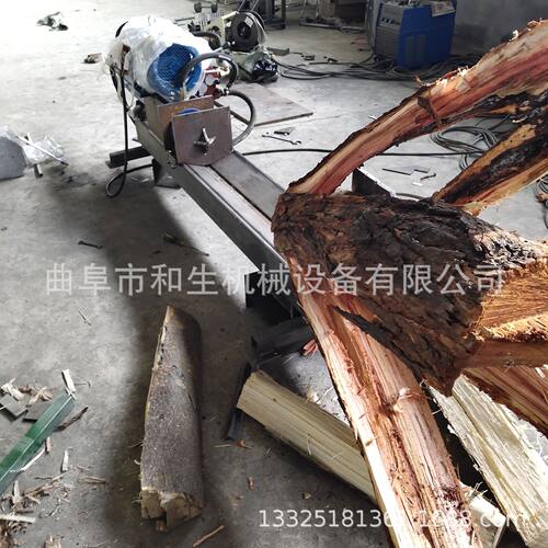 厂家供应家用电动液压劈柴机 重型树墩树干树疙瘩 原木劈柴机