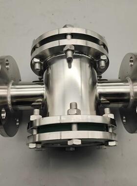 不锈钢法兰通四XVP观视镜察直通视镜十字形水油窗