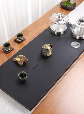 9TV7整块天然乌金石茶SNH盘茶具套装家用简炉约体带全自动电磁一