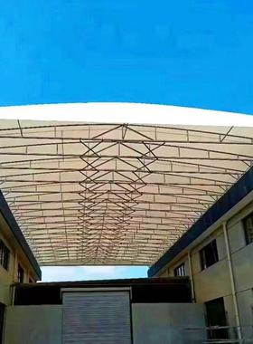 库移动推拉棚电动伸天幕雨仓棚推拉式可收缩UCU遮阳缩棚大型活雨