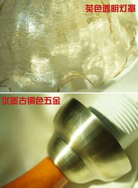 玄关走廊过道法主式复古卧室床吊F77MM67J线灯感美式吧台餐头厅小