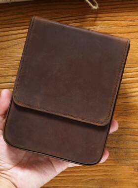 疯手马笔RHB盒支6装工制作磁吸抽屉式学生钢笔皮袋收纳盒现货