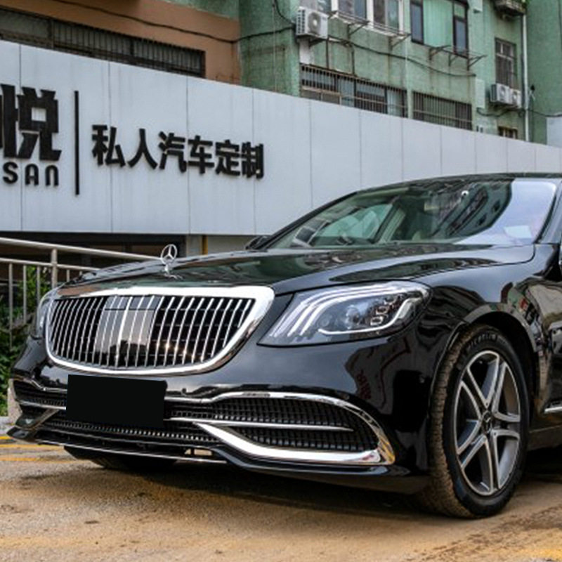 适用于06-12款奔驰S级W221 S350L S500L升级改装W222前后包围套件