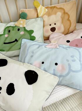 UNU秋冬A类卡通儿童纯棉磨毛芯枕套儿园枕头套305人0幼枕套单成48