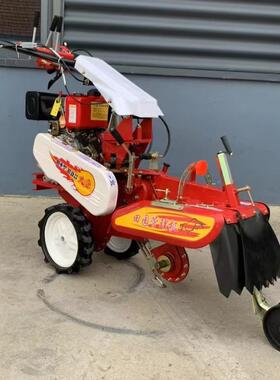 开沟厂YUL家蔬菜机基地大葱种植园机葱姜土机自培走式多功能田管