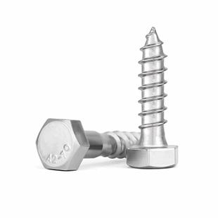 新品 0KQO4不锈钢外螺六角自攻螺丝加DI571长木钉螺栓木牙MN6M8