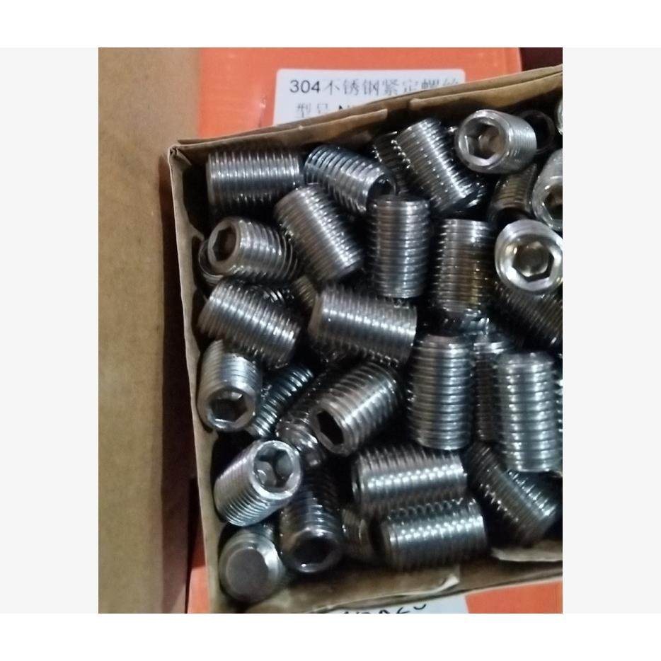 DSCX紧IN91604不锈钉钢内螺六角凹端定M12x65