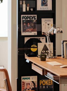 TWA中旋复古风实小木杂志体穿衣一全身镜户型客厅卧室移动转收纳