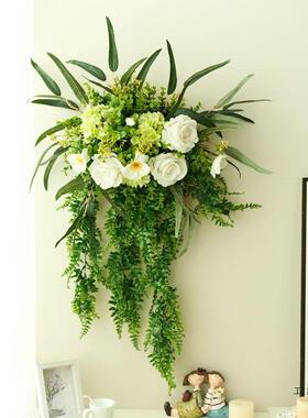 系田森风花假绿植客厅阳台卧室墙F9878HH9面改造遮挡园装壁饰品挂