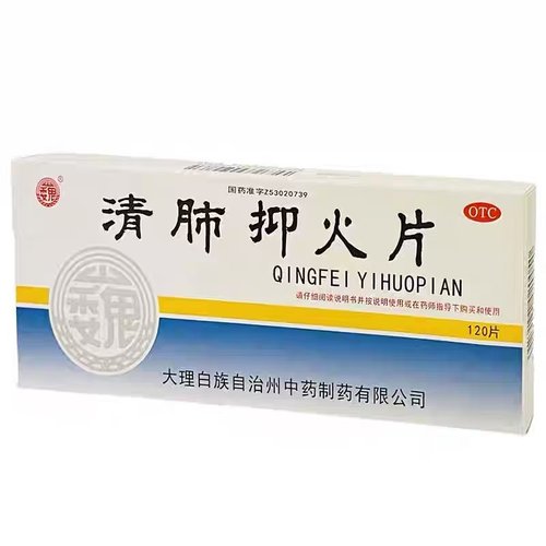 魏 大理中药清肺抑火片120片口鼻生疮