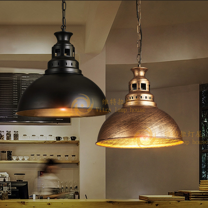 美式loft复古工业风吊灯咖啡馆餐厅酒吧铁艺创意锅盖单头办公室灯,家装灯饰光源,客厅吊灯,淘宝优惠券,粉丝福利购,淘宝优惠卷