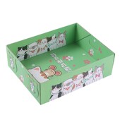 月抛型一次性猫砂盆车载临时猫厕所便携式 折叠猫外出超大号猫沙盆