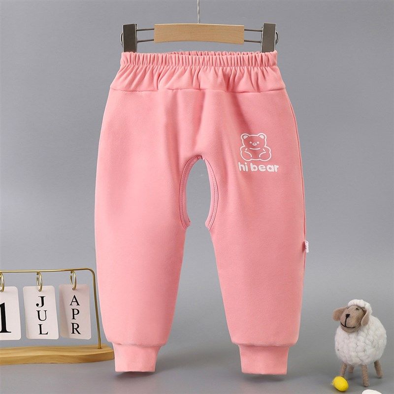 婴儿棉裤宝宝秋冬季夹棉加厚保暖裤男女儿童交叉开裆裤子冬装外穿,童装/婴儿装/亲子装,裤子,淘宝优惠券,粉丝福利购,淘宝优惠卷