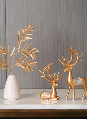 新中式小花瓶禅意摆件复古古典中国风茶几装饰品家居创意玄关桌面