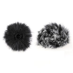 罗德二代无线领夹麦防风毛毛球套降噪话筒衣领麦直播防风毛罩咪棉