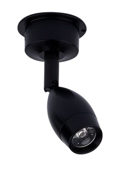 黑色led明装迷你小射灯1W3W万向可调珠宝展柜台背景墙免开孔12V伏