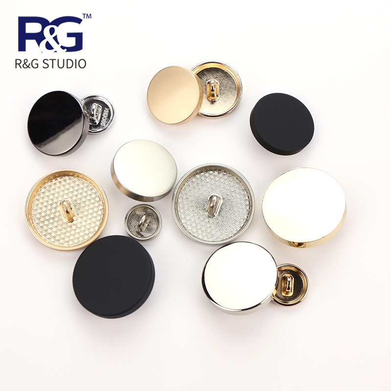 时尚金属平面纽扣镜面扣光面扣平扣金属扣子男女外套扣子大衣钮扣