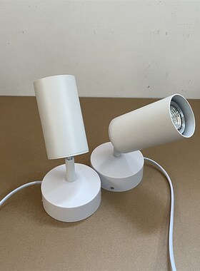 GU10射灯LED可换灯泡插头插电式落地灯gu10灯杯灯架坐地吸顶两用