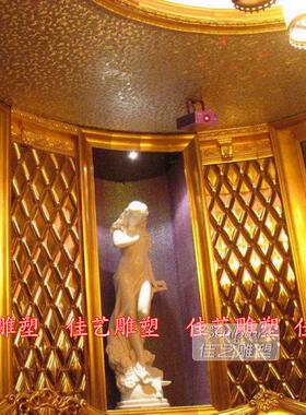 大型欧式玻璃钢人物雕塑艺术装饰品客厅户外酒吧落地摆设月亮女神