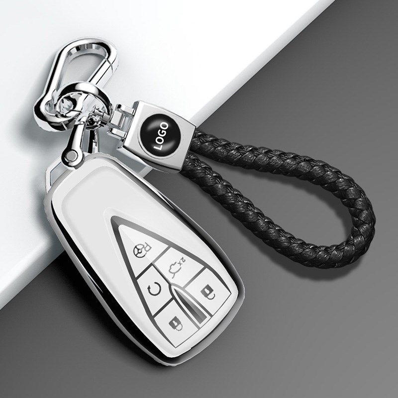 适用长安汽车钥匙套cs75plus包cs55逸动cs35plus壳x5欧尚x7unit扣