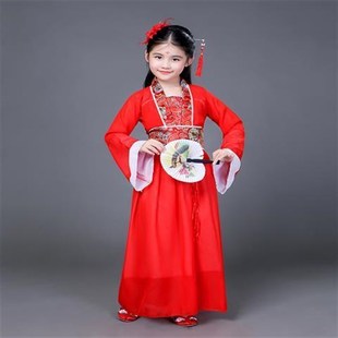 元旦六一儿童服装西游记白骨精演出服铁扇公主女妖表演服小七仙女