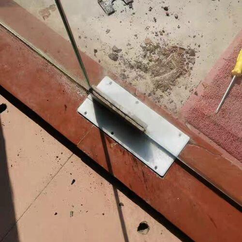 地弹簧通用型铝合金H-220BN818地簧无框地弹璜门配件玻璃门地弹门
