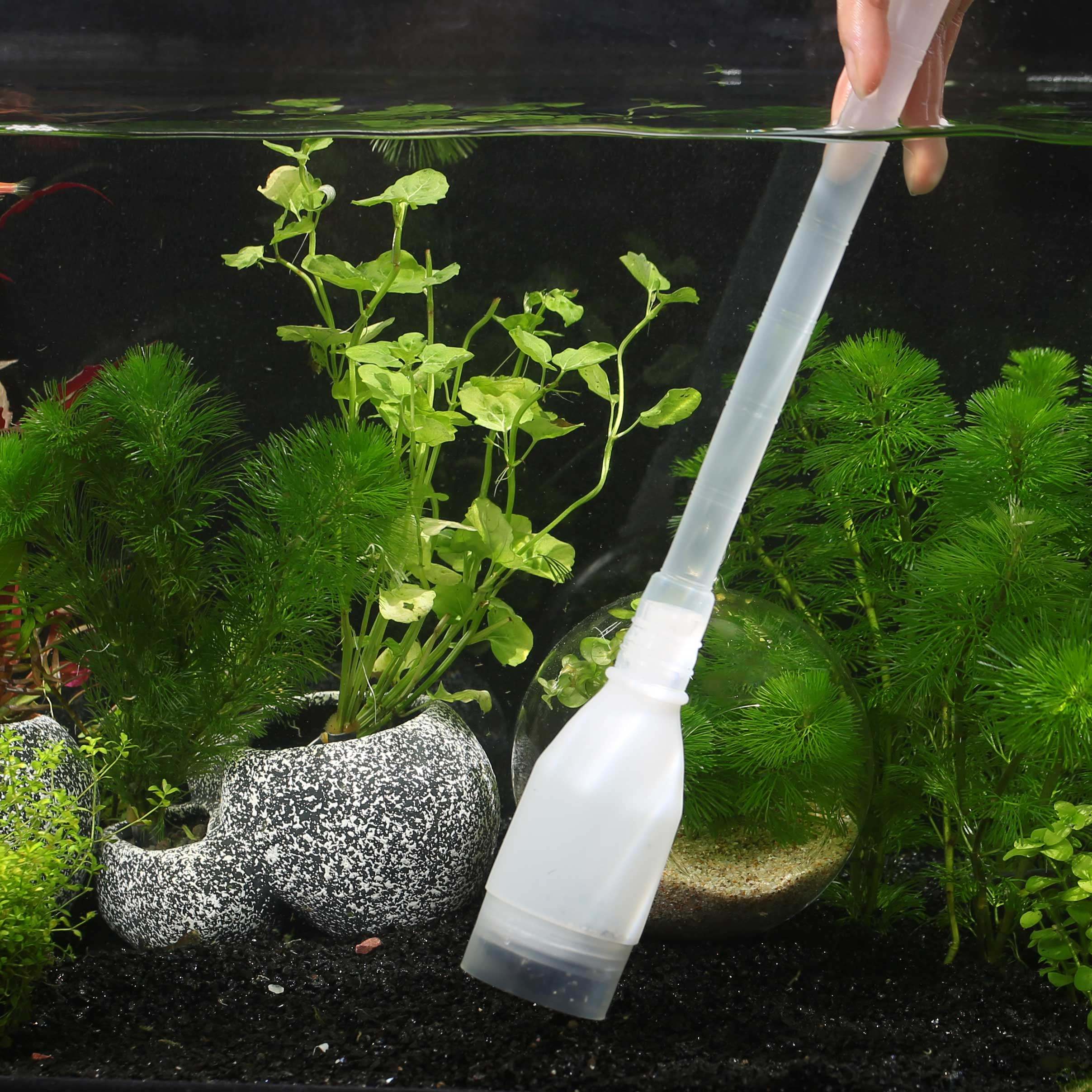 鱼缸换水器 水族箱抽水泵洗沙器吸便器吸水管虹吸管清洁工具7688