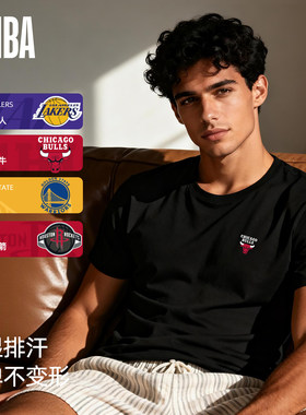 NBA官方勇士球队衣服男士短袖打底衫吸湿排汗透气男生上衣内衣新