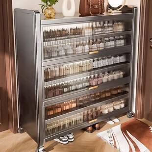 不制锈一钢鞋柜家用体靠墙层防尘钢OJD鞋架门口入户玄关收多纳置